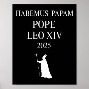 Poster Temos Um Papa Habemus Papam 2025 Deus abençoe Pope