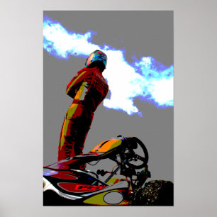 Poster temperamental de Karting