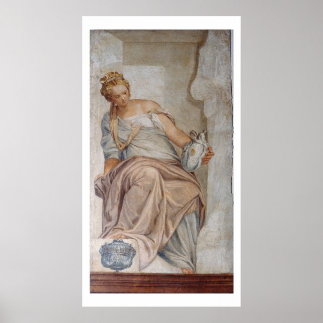 Poster Temperatura, da parede do sacrifício (fresco) (Frente)