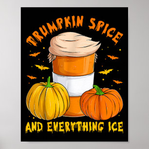 Poster Tempero de Trumpkin e Tudo Gelo Liberal Outono Hal