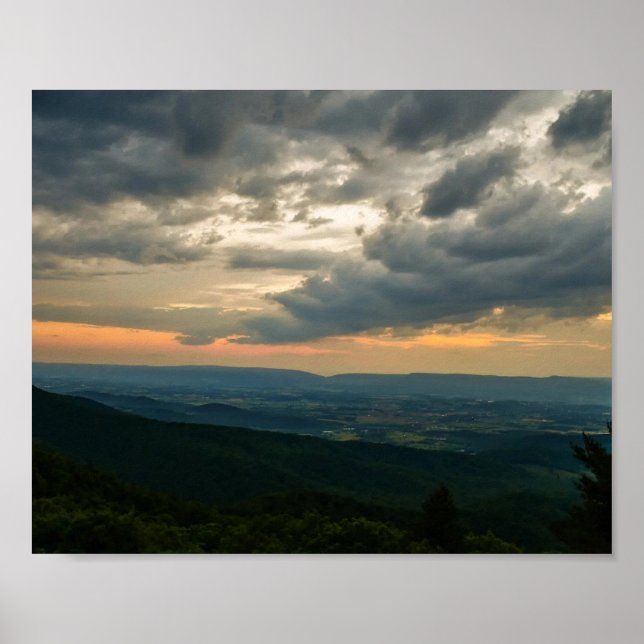 Poster Tempestade da Hora Dourada, Shenandoah (Frente)