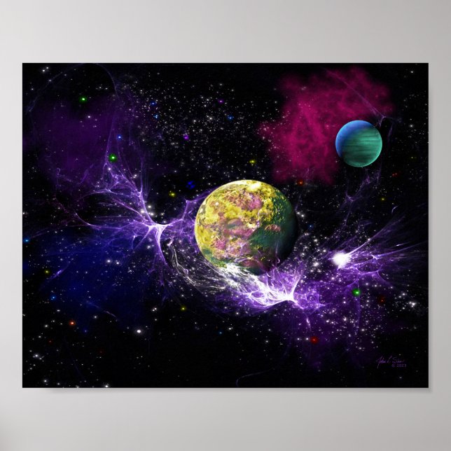 Poster Tempestade de energia (10x8) (Frente)