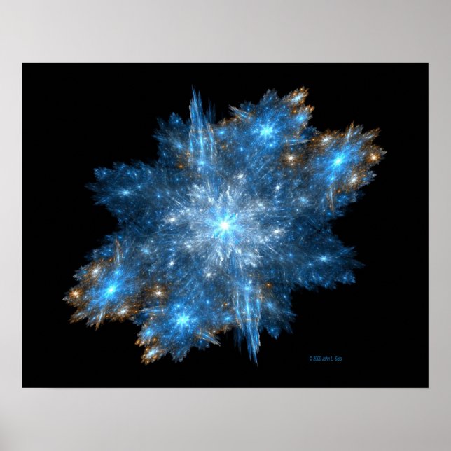 Poster Tempestade de neve (20x16) (Frente)