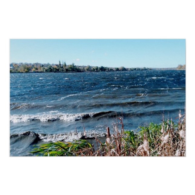 Póster Tempestade em outubro no rio Dnieper (Frente)