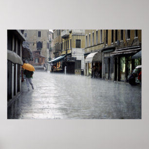 Poster Tempestade em Veneza, Italia