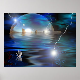 Póster tempestade espacial
