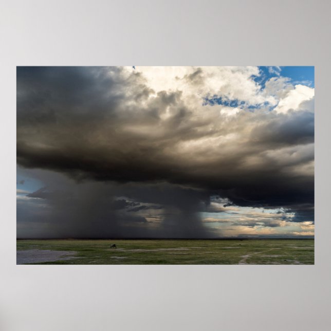 Poster Tempestade Formando Sobre As Esferas Próximas Do M (Frente)