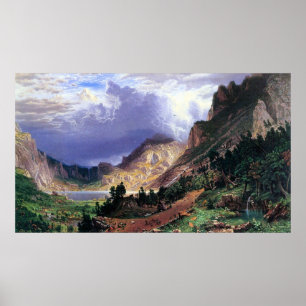 Poster Tempestade nas Montanhas Rochosas, Mt. Rosáalia
