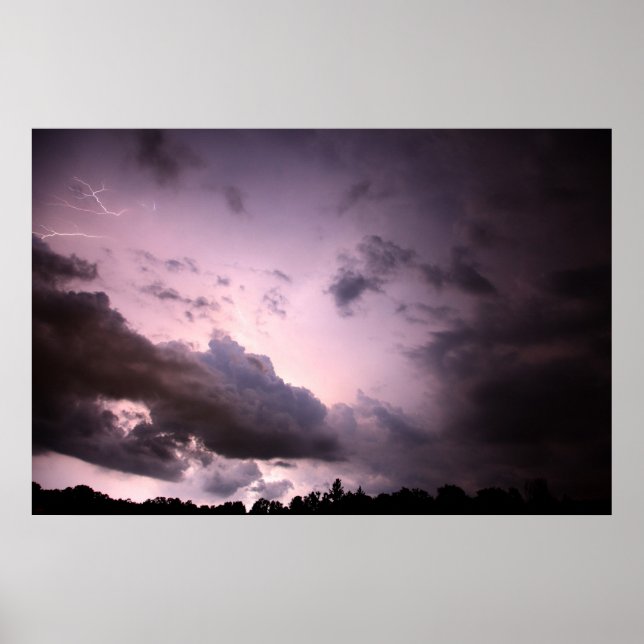 Póster Tempestade noturna (Frente)