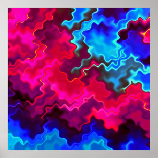 Póster Tempestade psicodélica