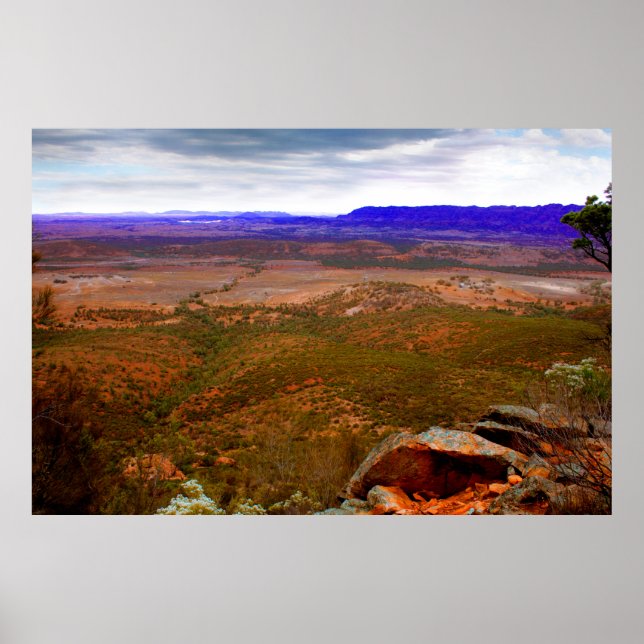 Poster Tempestade se formando nos Flinders Ranges (Frente)