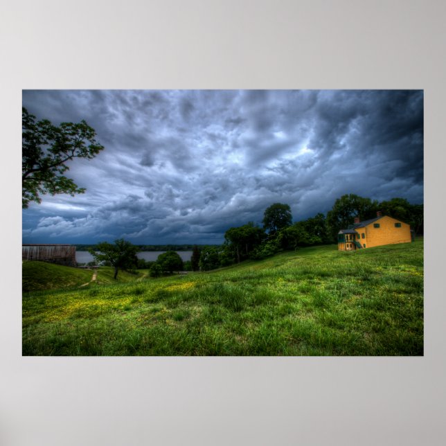 Poster Tempestade Sobre O Potomac (Frente)