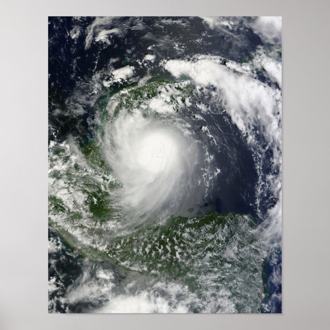 Póster Tempestade tropical Karl sobre a Península de Yuca (Frente)