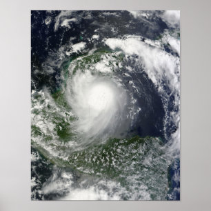 Póster Tempestade tropical Karl sobre a península do