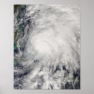 Poster Tempestade tropical Noel sobre os Bahamas