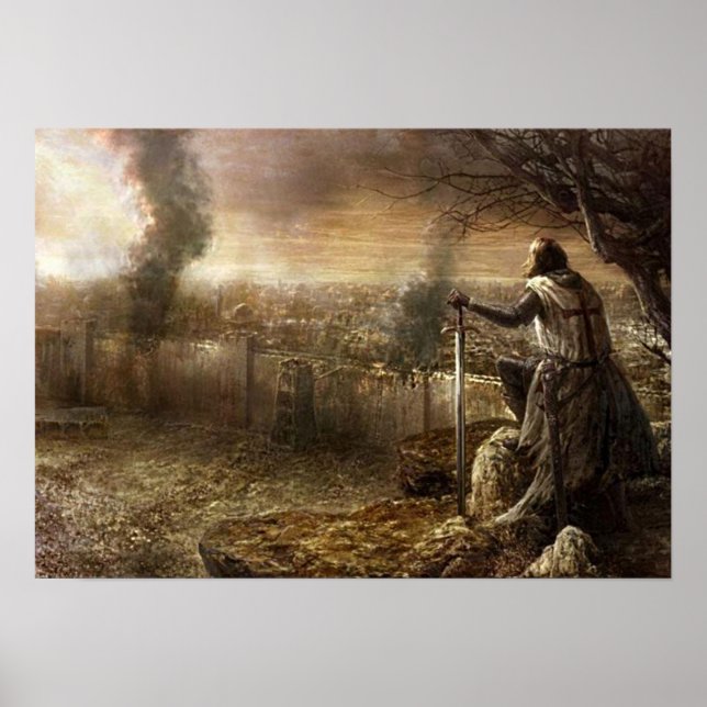 Póster Templário antes de Jeruzalem (Frente)