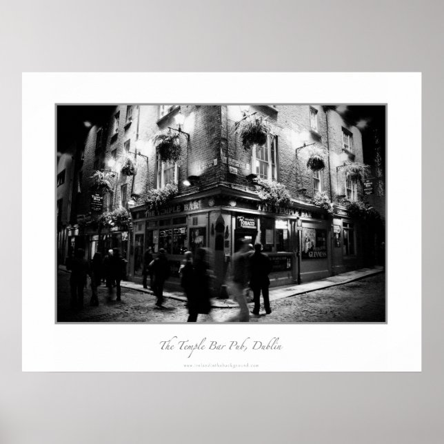 Póster Temple Bar Pub, Dublin (Frente)