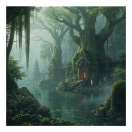 Póster Temple of Moss and Mist