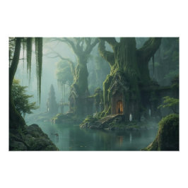 Póster Temple of Moss and Mist