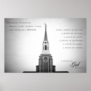 Poster - templo 2 de Boston Massachusetts LDS