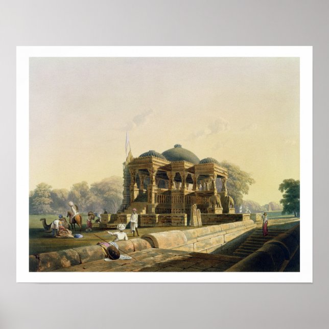 Póster Templo Antigo em Hulwud, do Volume I de Cena (Frente)