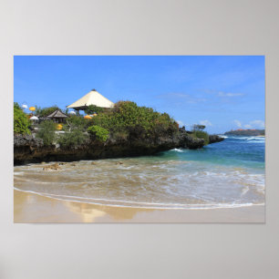 Poster templo balinês