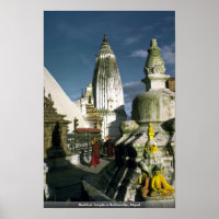 Templo Budista em Katmandu, Nepal