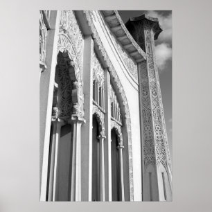 Póster templo de bahai