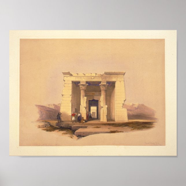 Poster Templo de Dandour — Nubia (Frente)
