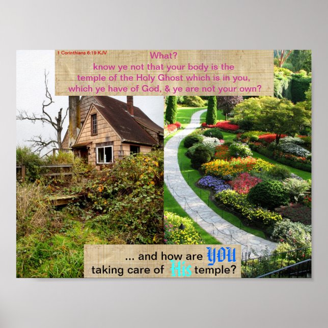 Póster Templo de Deus II (Frente)