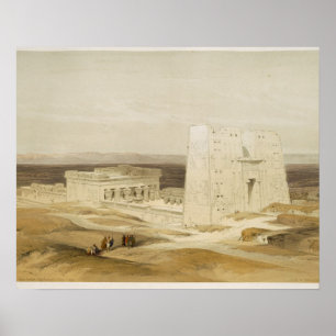 Poster Templo de Edfu, Apollinopolis antigo, Egipto