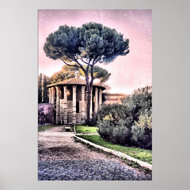 Póster Templo de Hércules Victor (Frente)