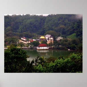 Póster Templo de Kandy, Sri Lanka