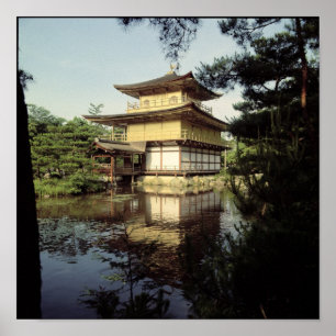 Poster Templo de Kinkaku dedicado à memória