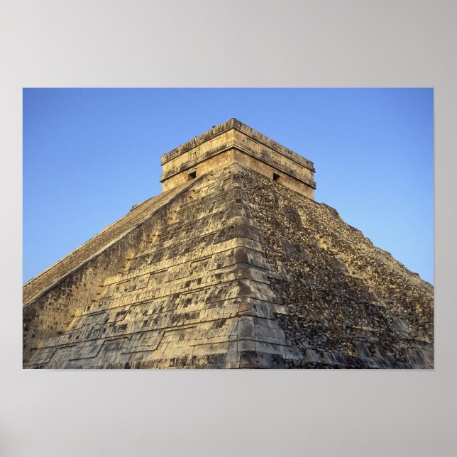Póster Templo de Kukulcan ou Castelo de Castillo) (Frente)