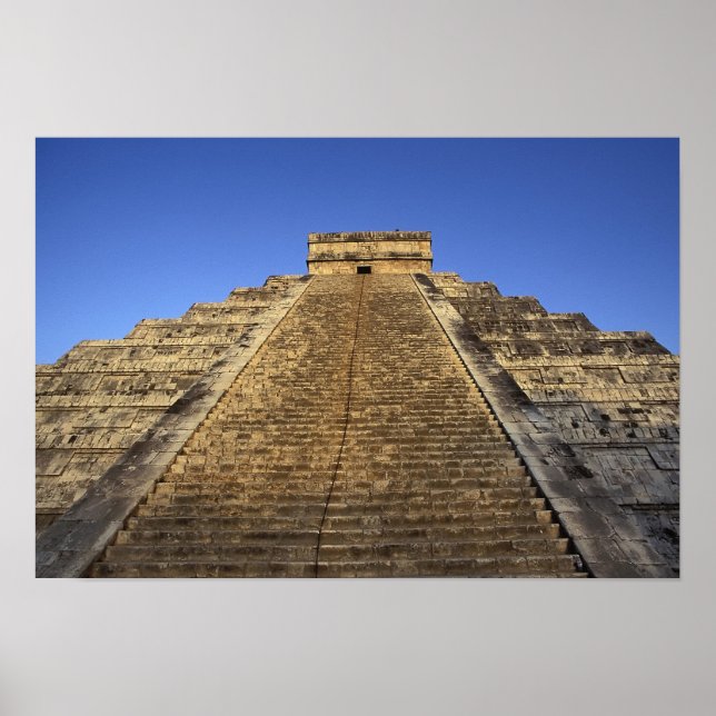 Póster Templo de Kukulcan ou Castelo de Castillo) em 2 (Frente)