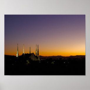 Póster Templo de Las Vegas Nevada