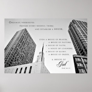Poster - templo de Manhattan New York LDS