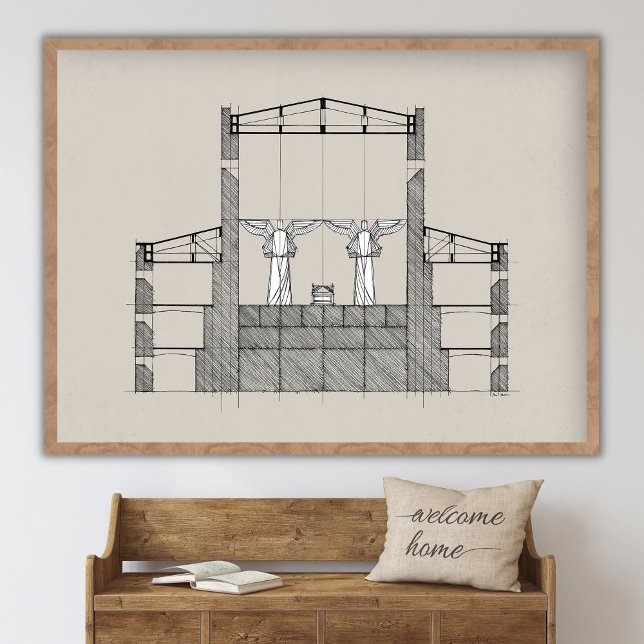 Poster Templo de Salomão, Santo dos Santos, Monte Sião, C (Criador carregado)