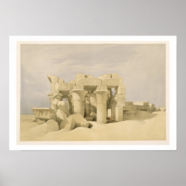 Póster Templo de Sobek e Haroeris em Kom Ombo, de Eg (Frente)