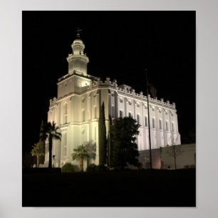 Poster Templo de St George, Utá LDS
