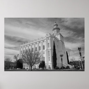 Póster Templo de St George, Utá LDS