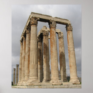 Póster Templo de Zeus Olímpico (Atenas)_01