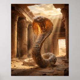 Poster Templo do Deserto da Cobra de Pedra