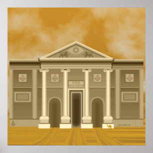 Póster Templo do Rei Salomão