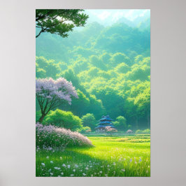 Poster Templo entre as Árvores