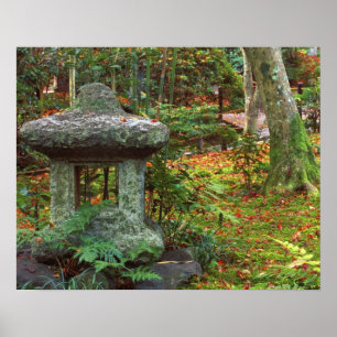 Póster Templo Giohji, Arashiyama, Quioto, Japão