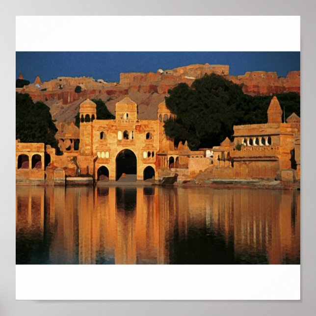 Póster templo índia (Frente)