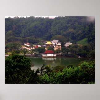 Póster Templo Kandy, Sri Lanka