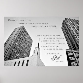 Poster - Templo LDS de Manhattan Nova York